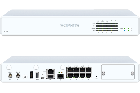 Sophos XG 125 Front and Back View