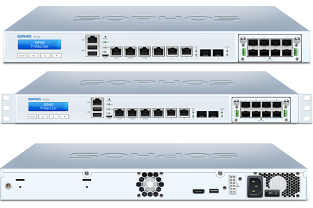 Sophos XG 210 Front and Back View
