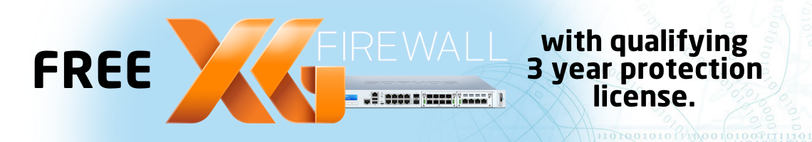 FREE XG Series Appliance Promo