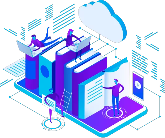 Education cybersecurity illustration